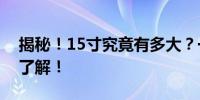 揭秘！15寸究竟有多大？一篇文章带你深入了解！