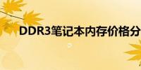 DDR3笔记本内存价格分析与趋势预测