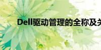 Dell驱动管理的全称及关键操作指南