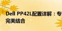 Dell PP42L配置详解：专业级性能与功能的完美结合