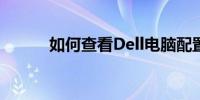 如何查看Dell电脑配置全面指南