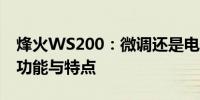 烽火WS200：微调还是电子调？深入解析其功能与特点