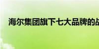 海尔集团旗下七大品牌的战略定位与发展