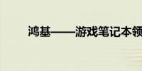 鸿基——游戏笔记本领域的佼佼者