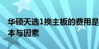 华硕天选1换主板的费用是多少？全面解析成本与因素